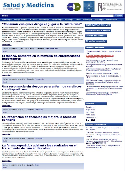 WordPress programación y cambio de aspecto. Rediseño de plantillas